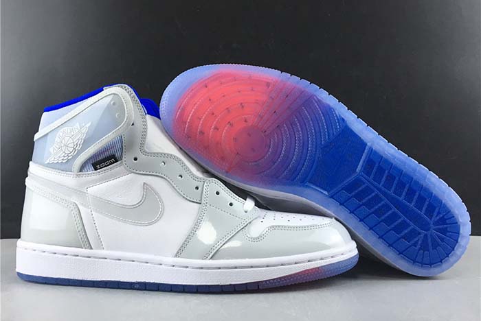 JORDAN 1 RETRO HIGH ZOOM WHITE RACER BLUE - CK6637-104