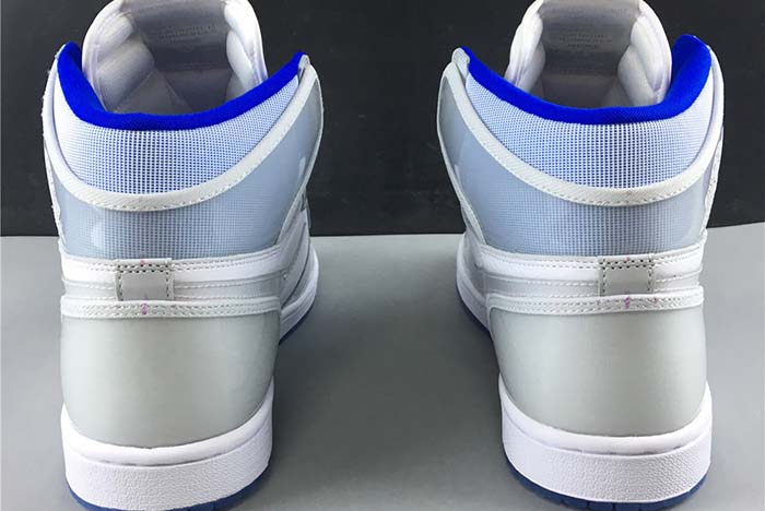 JORDAN 1 RETRO HIGH ZOOM WHITE RACER BLUE - CK6637-104