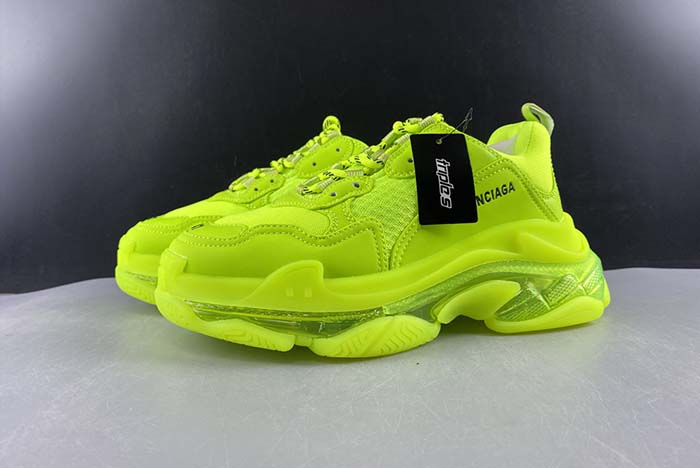 Ba*len*cia*ga triple s clear sole l.free dou.foam/not washed so fluo yellow 541624 w2ff1 5842