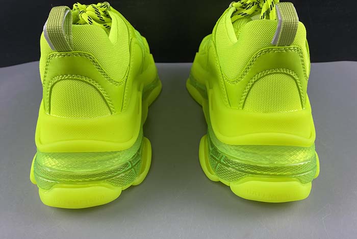 Ba*len*cia*ga triple s clear sole l.free dou.foam/not washed so fluo yellow 541624 w2ff1 5842