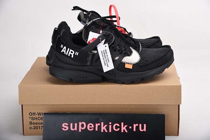 OFF-WHITE x Nike Air Presto Black AA3830-002