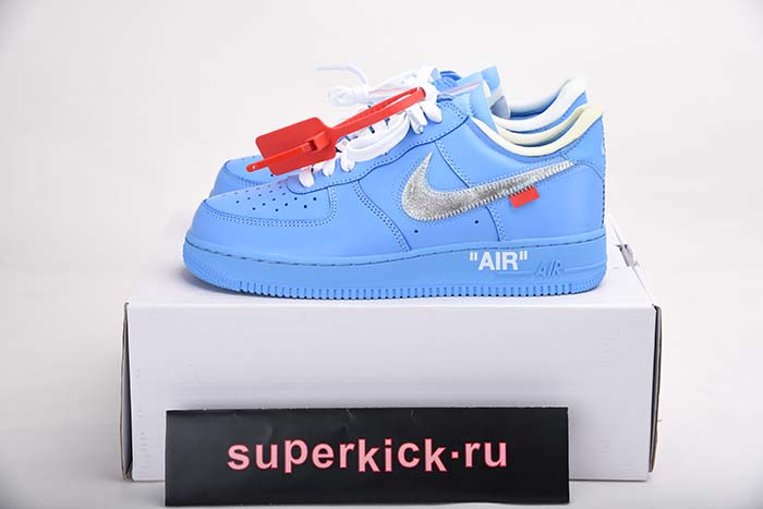 OFF-WHITE NIKE AIR FORCE 1 MCA BLUE CI1173-400