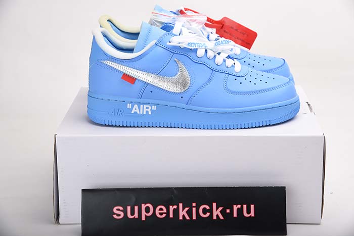OFF-WHITE NIKE AIR FORCE 1 MCA BLUE CI1173-400