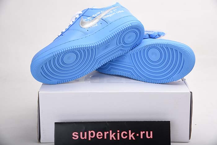 OFF-WHITE NIKE AIR FORCE 1 MCA BLUE CI1173-400