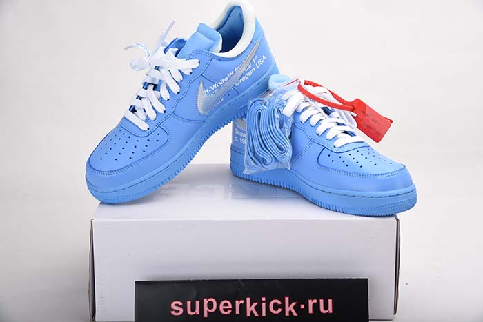 OFF-WHITE NIKE AIR FORCE 1 MCA BLUE CI1173-400
