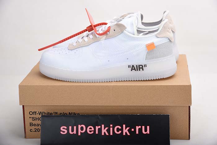 NIKE AIR FORCE 1 LOW OFF-WHITE All White AO4606-100