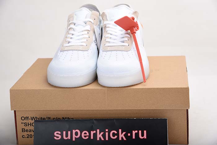 NIKE AIR FORCE 1 LOW OFF-WHITE All White AO4606-100