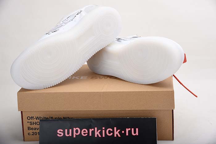 NIKE AIR FORCE 1 LOW OFF-WHITE All White AO4606-100