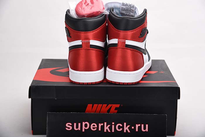 JORDAN 1 RETRO HIGH SATIN BLACK TOE - CD0461-016