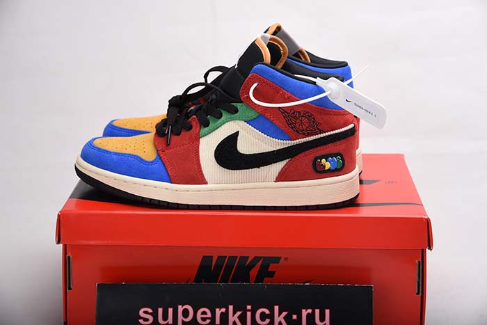 Blue The Great x Air Jordan 1 Mid “Fearless” CU2805-100