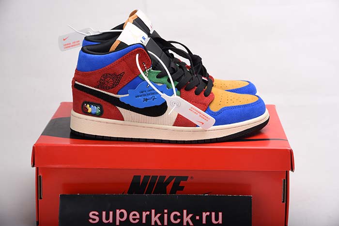 Blue The Great x Air Jordan 1 Mid “Fearless” CU2805-100