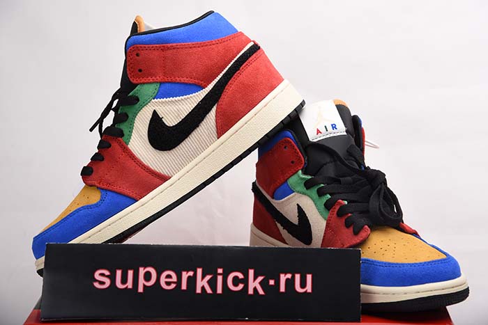 Blue The Great x Air Jordan 1 Mid “Fearless” CU2805-100