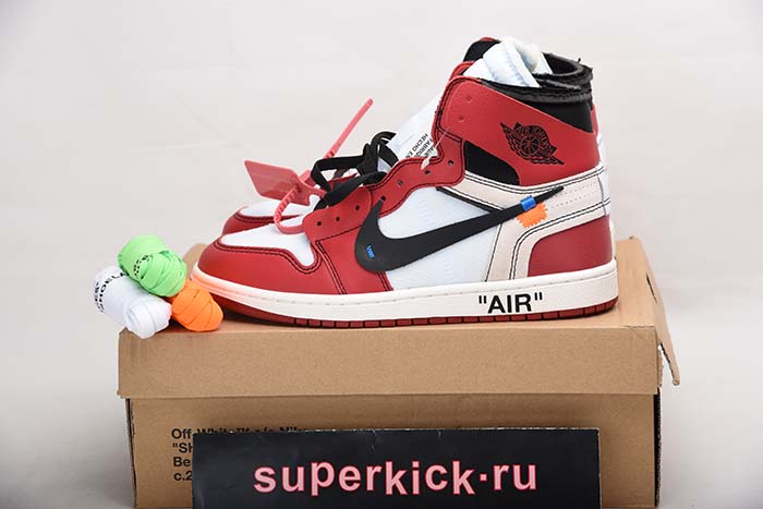 Off-White Air Jordan 1 Retro Chicago The Ten AA3834-101