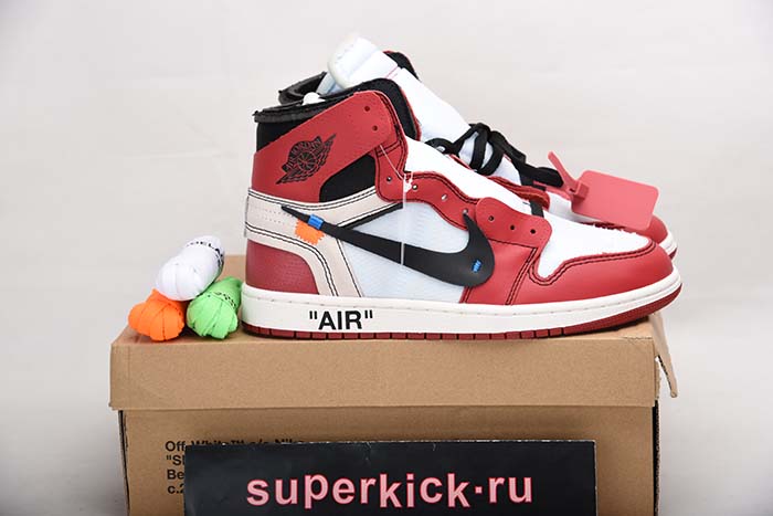 Off-White Air Jordan 1 Retro Chicago The Ten AA3834-101