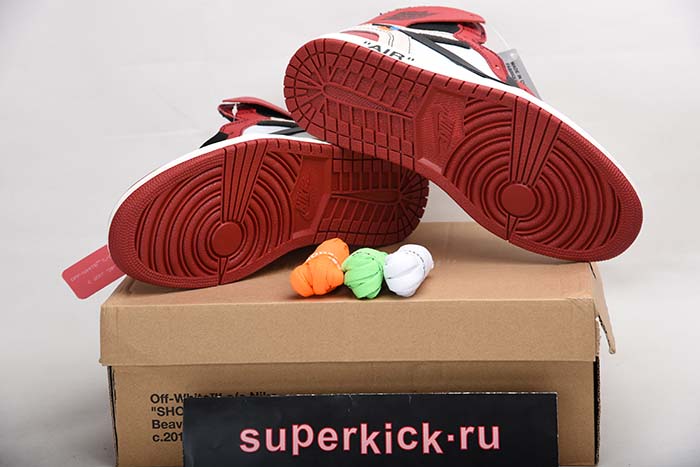 Off-White Air Jordan 1 Retro Chicago The Ten AA3834-101