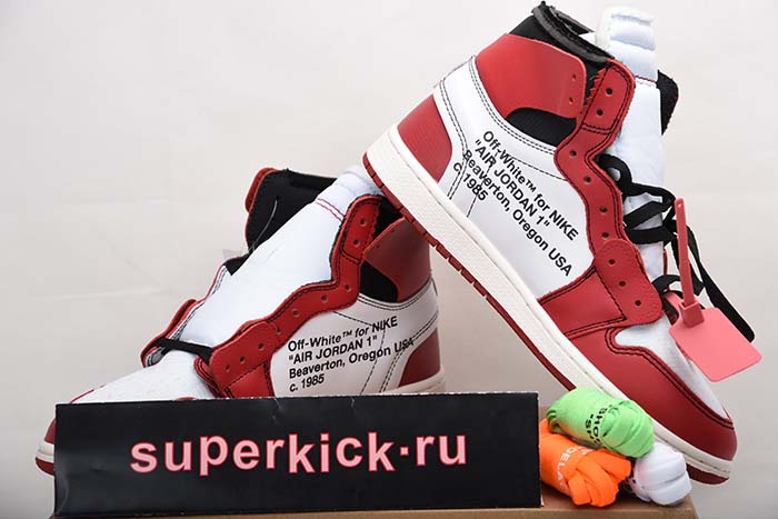 Off-White Air Jordan 1 Retro Chicago The Ten AA3834-101