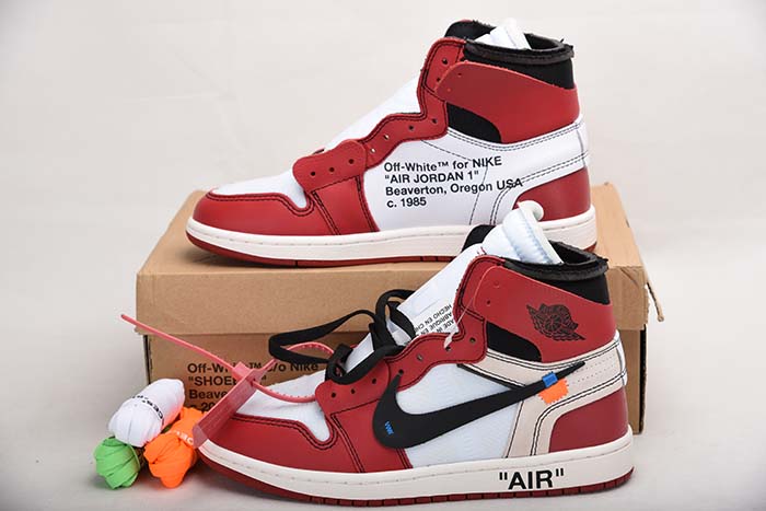 Off-White Air Jordan 1 Retro Chicago The Ten AA3834-101