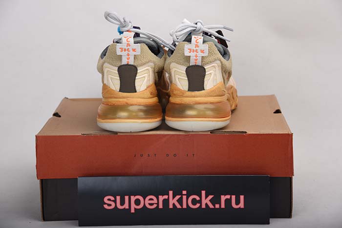 NIKE AIR MAX 270 REACT TRAVIS SCOTT - CT2864-200