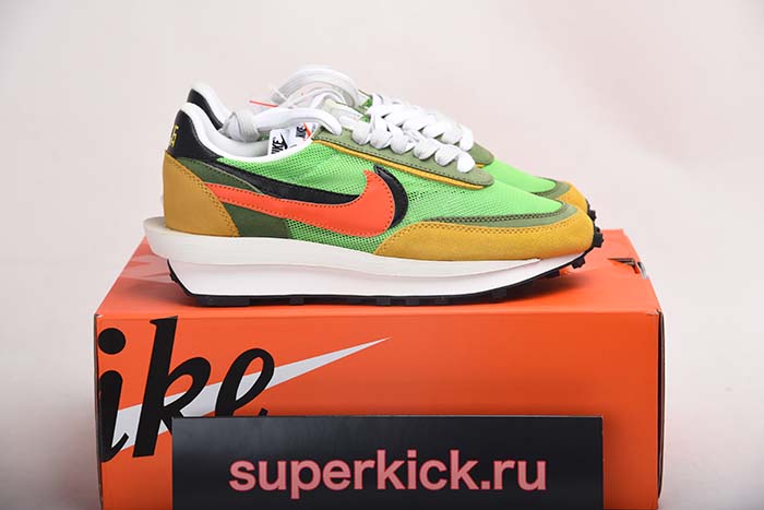 NIKE LD WAFFLE SACAI GREEN MULTI - BV0073-300