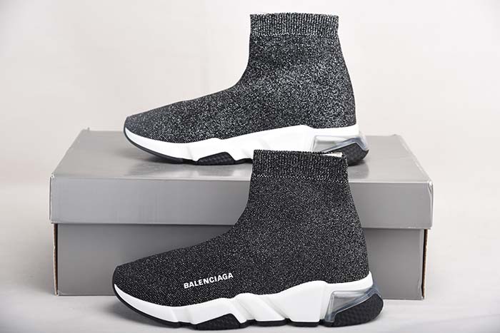 Ba*len*cia*ga speed trainer black shine w07u0 1006