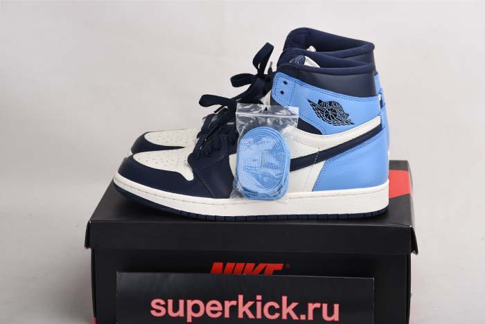 AIR JORDAN 1 OBSIDIAN UNIVERSITY BLUE 555088-140