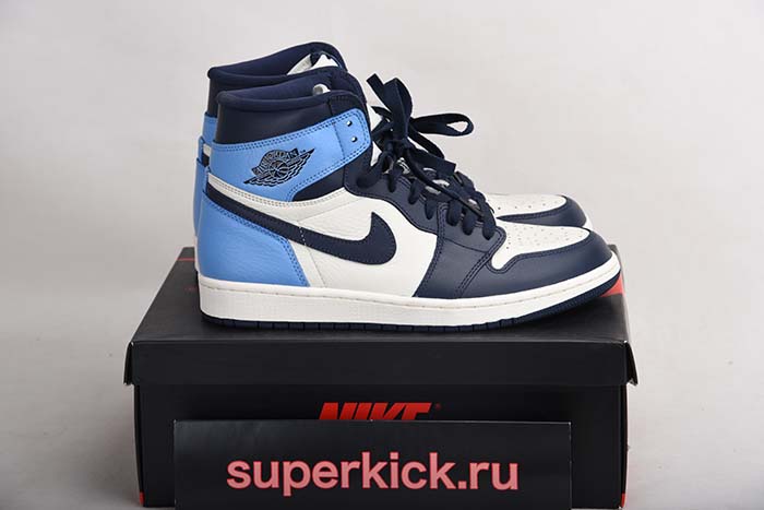 AIR JORDAN 1 OBSIDIAN UNIVERSITY BLUE 555088-140