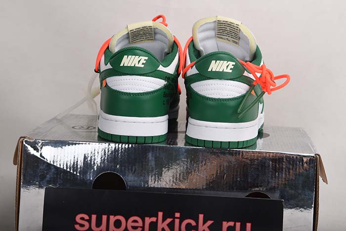 OFF-WHITE NIKE DUNK LOW PINE GREEN CT0856-100