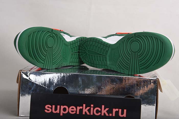 OFF-WHITE NIKE DUNK LOW PINE GREEN CT0856-100