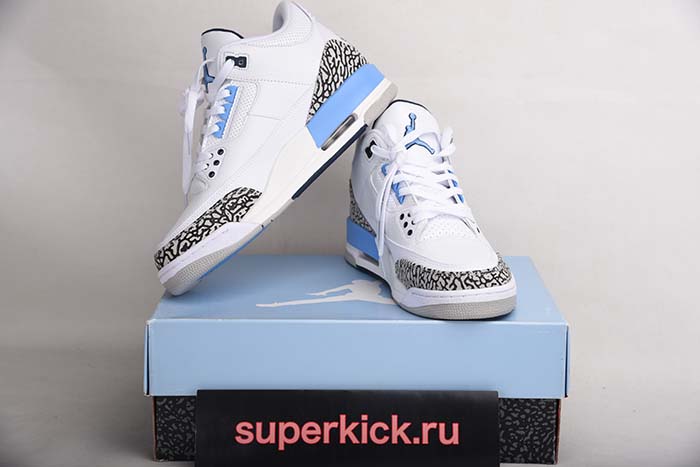 Air Jordan3 AJ3 UNC  CT8532-104