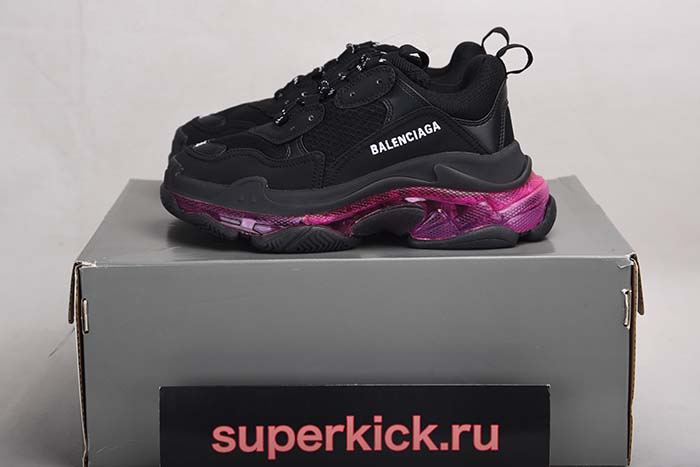Ba*len*cia*ga triple s black sneaker 541624 w0901 0829