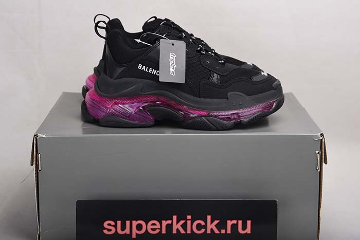 Ba*len*cia*ga triple s black sneaker 541624 w0901 0829