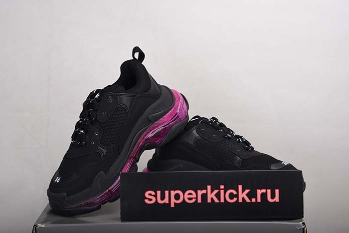 Ba*len*cia*ga triple s black sneaker 541624 w0901 0829