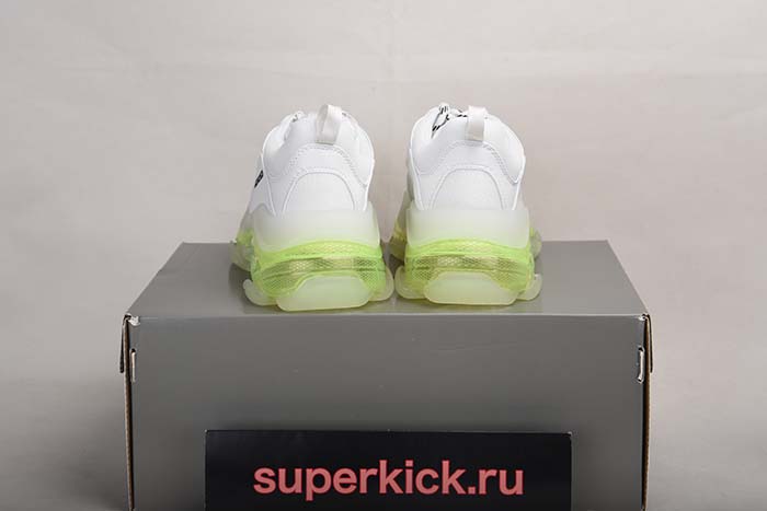 Ba*len*cia*ga triple s trainers clear sole light green 545325 w09o1 9844