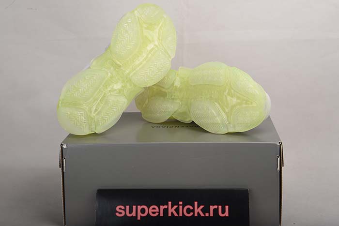 Ba*len*cia*ga triple s trainers clear sole light green 545325 w09o1 9844