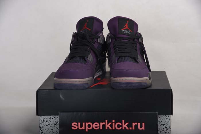 AIR JORDAN 4 RETRO PURPLE DYNASTY/VAR RED-BLACK