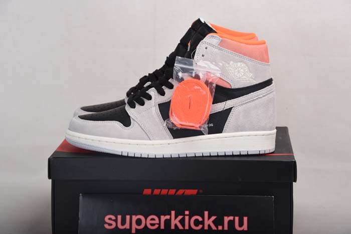 Air Jordan 1 Retro High OG ''Grey Crimson'' - Air Jordan - 555088-018