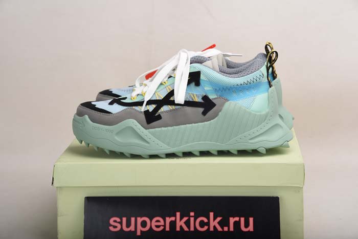OFF-WHITE C/O ODSY-1000 SNEAKER LIGHT GREEN