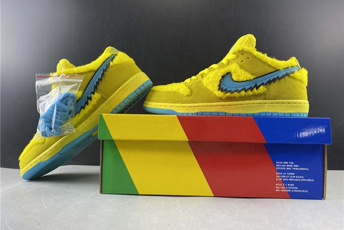 Grateful Dead x Nike SB Dunk Low“ Yellow Bear”CJ5378-700