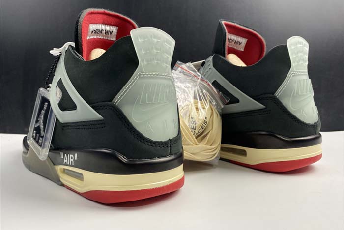 OFF-WHITE x Air Jordan 4 “Bred CV9308 001
