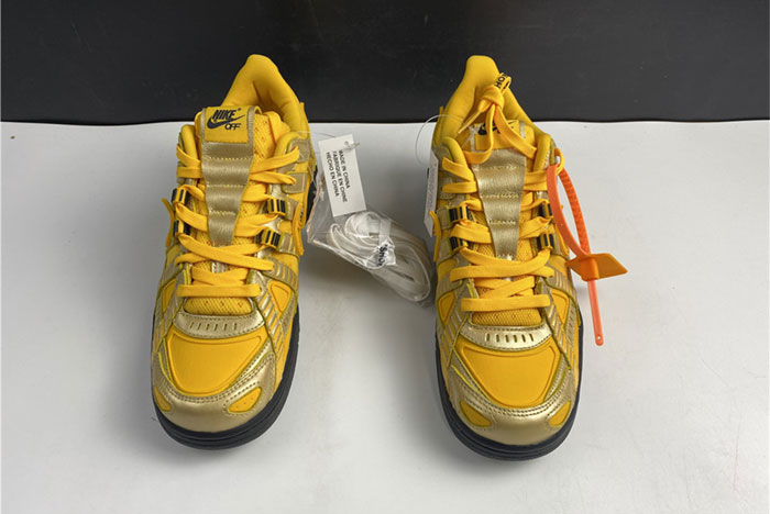 OFF-WHITE x Nike Air Rubber Dunk “University Gold” CU6015-100