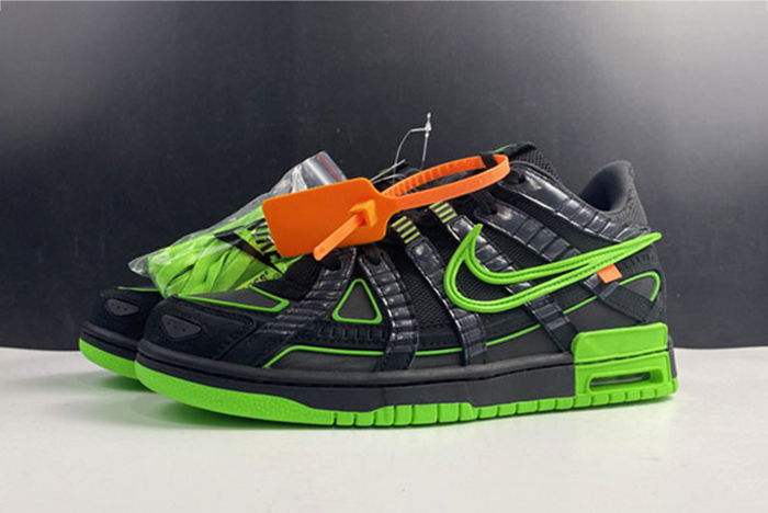 OFF-WHITE x Nike Air Rubber Dunk “Green Strike CU6015-001
