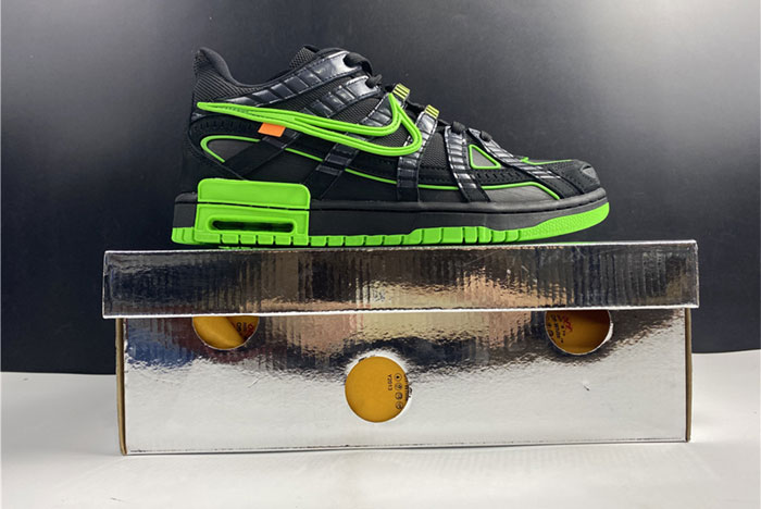 OFF-WHITE x Nike Air Rubber Dunk “Green Strike  CU6015-001