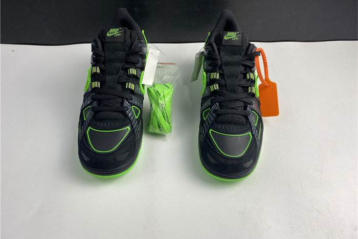 OFF-WHITE x Nike Air Rubber Dunk “Green Strike  CU6015-001