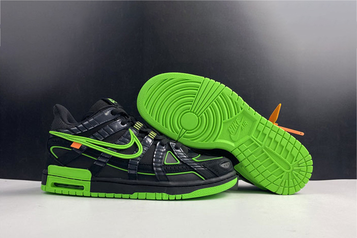 OFF-WHITE x Nike Air Rubber Dunk “Green Strike  CU6015-001