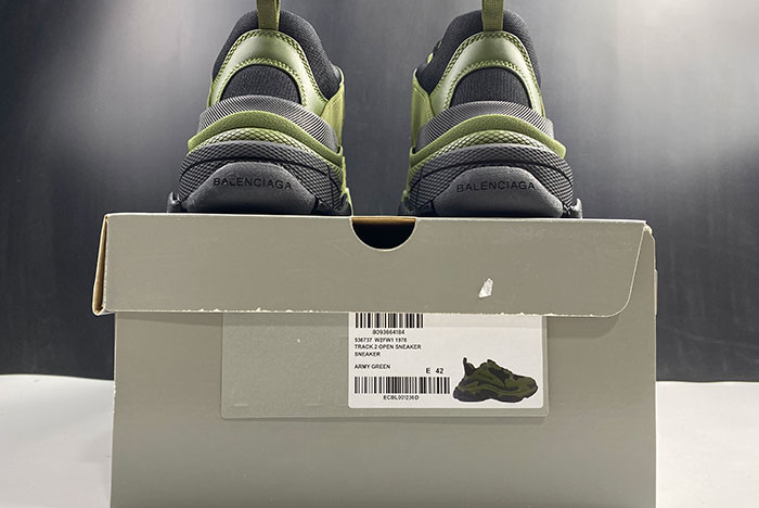 TRACK 2 OPEN SNEAKER ARMY GREEN