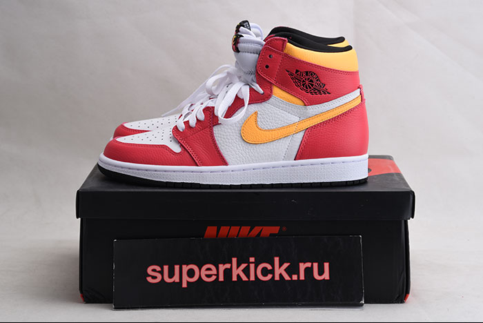 Air Jordan 1 High OG“Light Fusion Red  555088-603