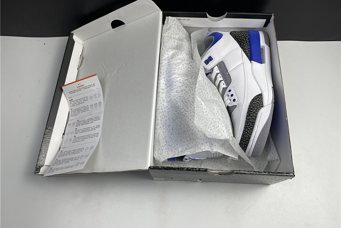 Air Jordan Retro 3 Racer Blue