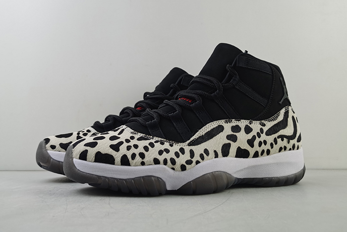 Air Jordan 11 “Animal Instinct” Black / Red / Sail / White