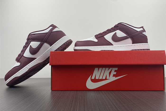 2021 New Nike Dunk Low “Bordeaux” White/Bordeaux