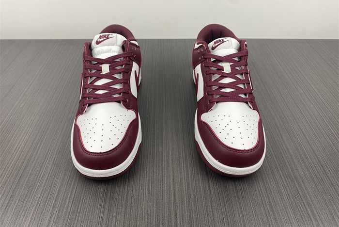 2021 New Nike Dunk Low “Bordeaux” White/Bordeaux